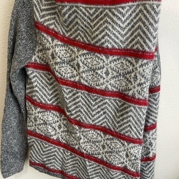 American‎ Eagle Outfitters Cardigan Sweater Open Front Aztec Print XS - Picture 7 of 9
